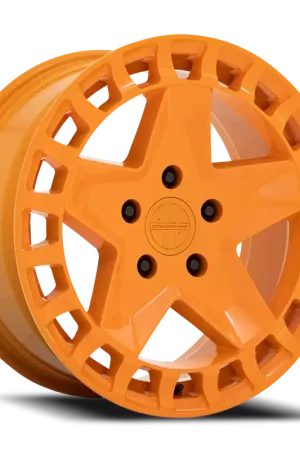 Crafted Victor Equipment Alpen OR 17x8 +10 5x130mm 71.6mm Gloss Orange
