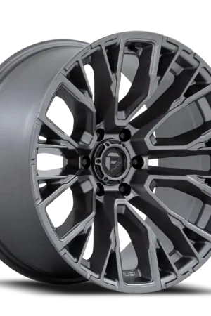 New Release Fuel Rebar 6 D848 17x9 +1 6x139.7mm 106.1mm Matte Gunmetal