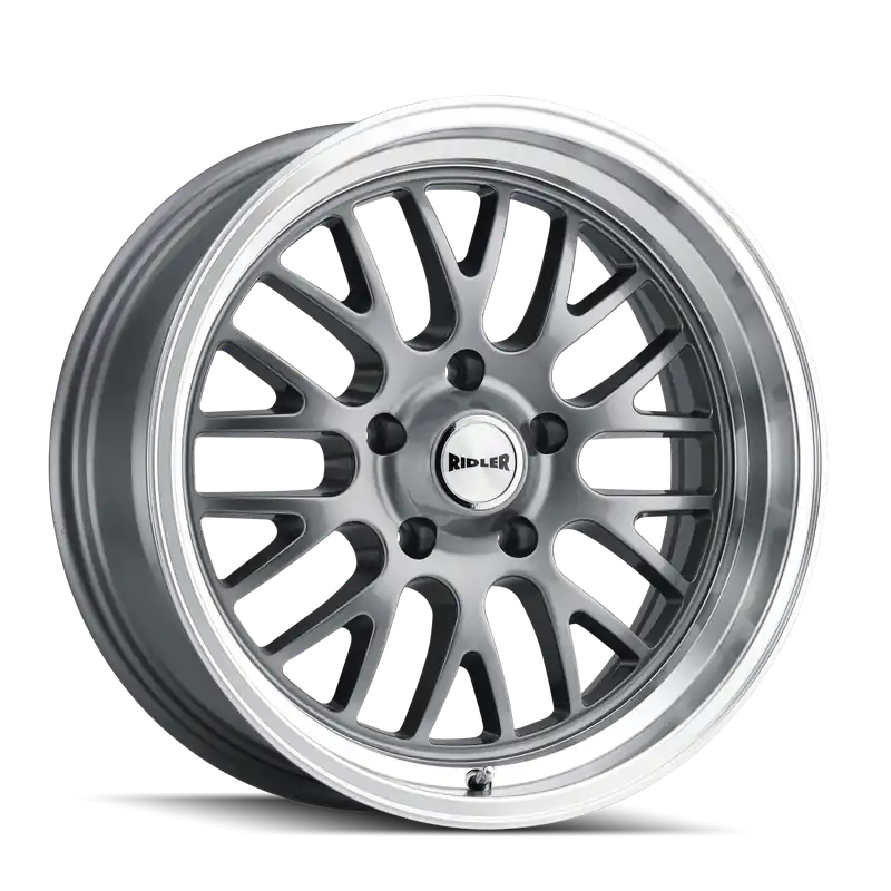 Ridler 607 Gloss Grey Machined 20x8.5 5x127 0mm 83.82mm Grab Now