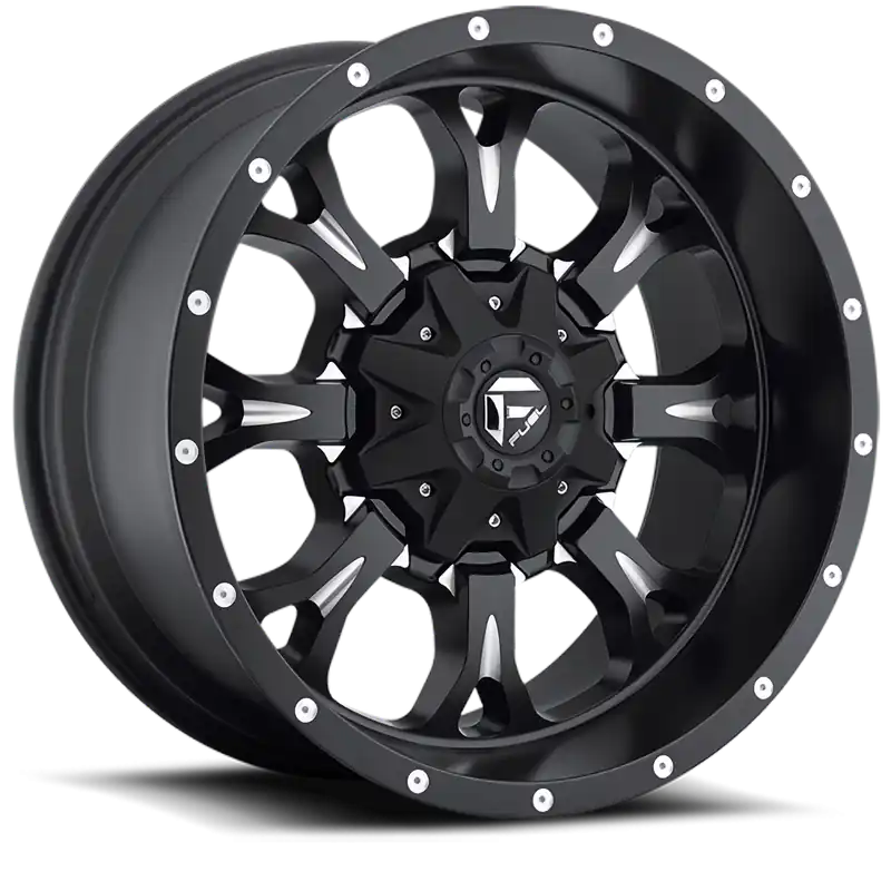 Fuel Krank D517 18x9 +20 6x135/6x139.7mm 106.4mm Matte Black Milled Certified