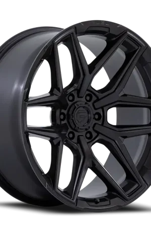 Seasonal Sale Fuel Flux 6 FC854MX 17x9 -12 6x139.7mm 106.1mm Blackout