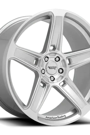 American Racing Hellion AR936 SL 20x10.5 +22 5x115mm 72.56mm Machined Silver Viral