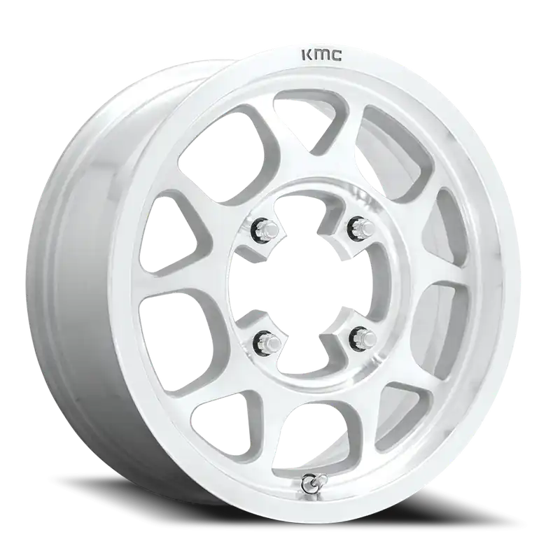 Free Delivery KMC Toro UTV KS136 15x6 +38 4x156mm 115.1mm Machined Silver