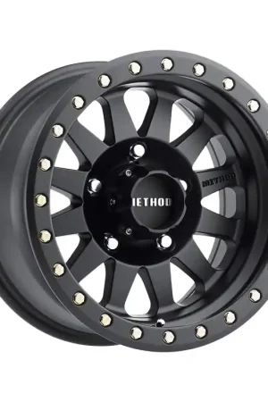 Method MR304 Double Standard 15x10 -50mm Offset 5x4.5 83mm CB Matte Black Wheel Top Rated