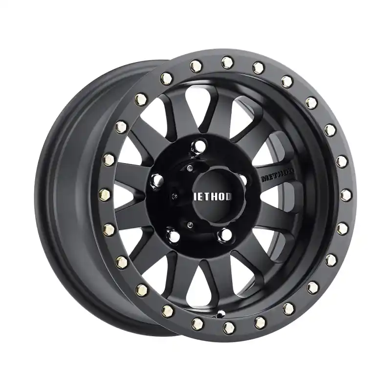 Method MR304 Double Standard 15x10 -50mm Offset 5x4.5 83mm CB Matte Black Wheel Top Rated