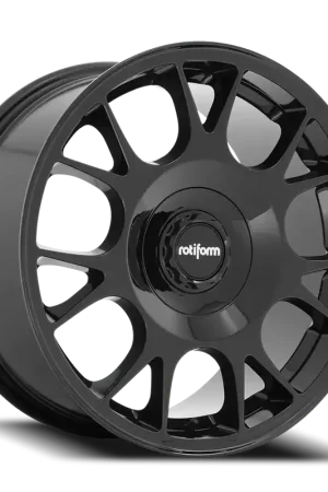 Rotiform TUF-R R187 19x9.5 +25 5x108/5x120mm 72.6mm Gloss Glossy Black Final Sale