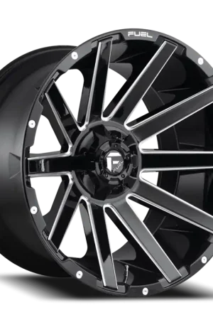 Modern Fuel Contra D615 18x9 -12 6x135/6x139.7mm 106.1mm Gloss Black Milled