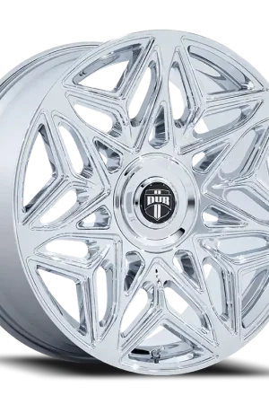 Certified DUB Anomaly DC274P 24x10 +15 5x115/5x120mm 74.1mm Chrome