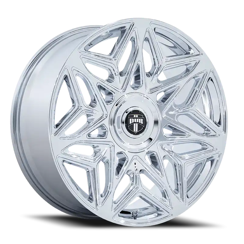 Certified DUB Anomaly DC274P 24x10 +15 5x115/5x120mm 74.1mm Chrome