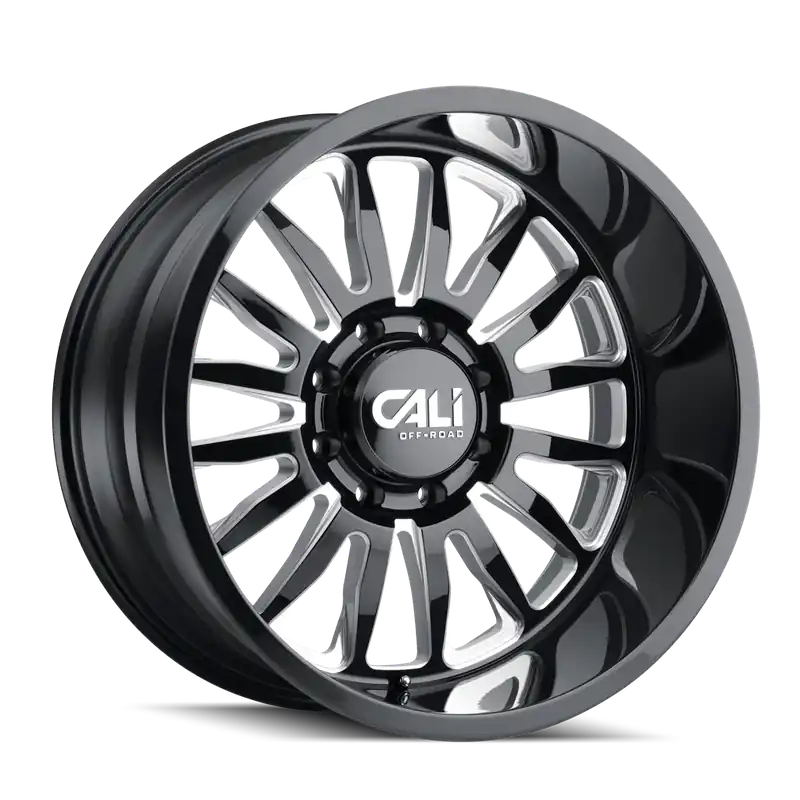 Cali OffxRoad Summit 9110 Gloss Black Milled 24x14 8x165.1 x76mm 125.2mm Buy Direct