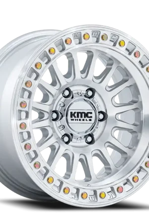 Viral KMC IMS KM552 SD 18x9 +0 6x135mm 87.1mm Gloss Silver Machined Face