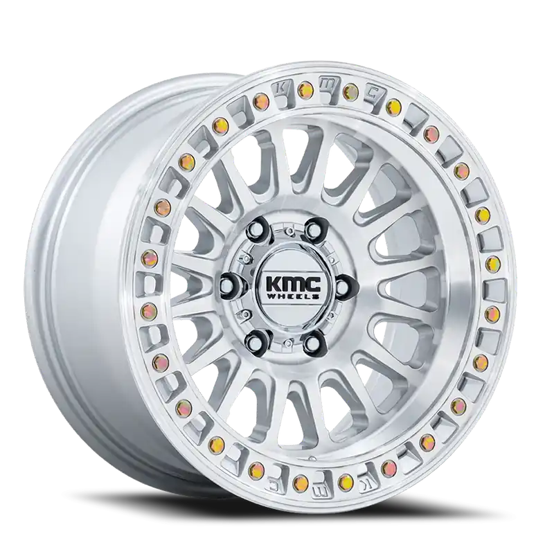 Viral KMC IMS KM552 SD 18x9 +0 6x135mm 87.1mm Gloss Silver Machined Face