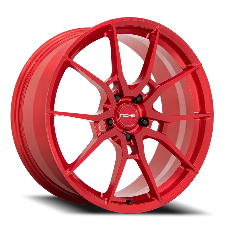 Niche Kanan T113 21x9 +45 5x130mm 71.5mm Brushed Candy Red Place Order