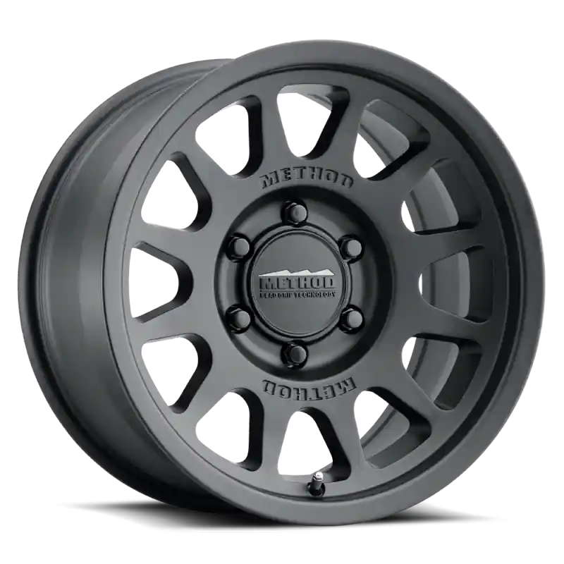 Professional Grade Method MR703 17x8.5 0mm Offset 6x5.5 106.25mm CB Matte Black Wheel