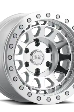 Black Rhino Primm SL 20x9.5 +12 6x139.7mm 112.1mm Silver Mirror Face-Mirror Lip Edge Warranty Included