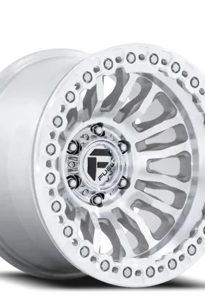 Today Only Fuel Rincon Beadlock FC125DX 17x9 -38 8x165.1mm 125.1mm Machined Silver