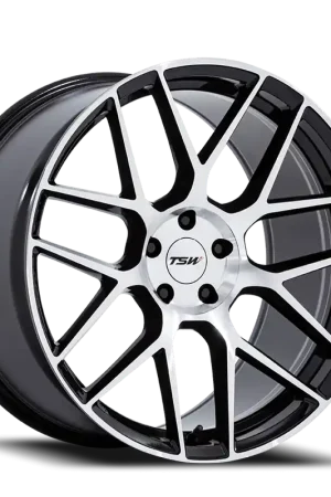 Secure Checkout TSW Lasarthe GBM 22x9 +38 5x114.3mm 72.56mm Gloss Black Machined
