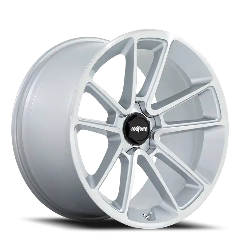 Best Price Rotiform BTL R192 22x10 +30 5x112mm 66.56mm Gloss Silver Machined Face