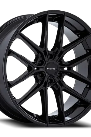 Price Drop Niche NC280 Prodigy 6 BX 24x10 +25 6x135mm 87.1mm Gloss Black