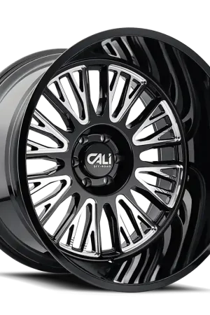 Cali OffxRoad Vertex 9116 Black Milled 24x14 8x170 x76mm 125.2mm Holiday Sale