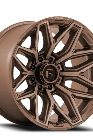 Fuel Flux 8 FC854ZR 20x9 +1 8x180mm 124.2mm Platinum Bronze Grab Now