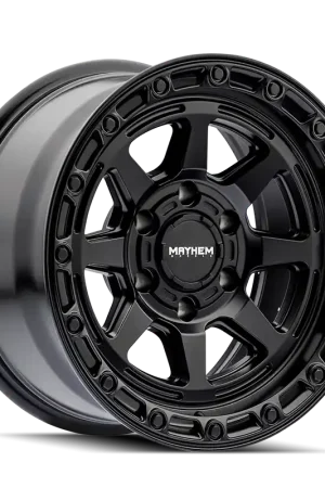 Mayhem Ridgeline 8306 Satin Black 17x8.5 5x127 x6mm 78.1mm Money Back Guarantee