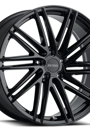 High Quality Petrol P1C GB 20x8.5 +40 5x112mm 72.1mm Gloss Black