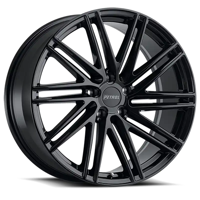 High Quality Petrol P1C GB 20x8.5 +40 5x112mm 72.1mm Gloss Black