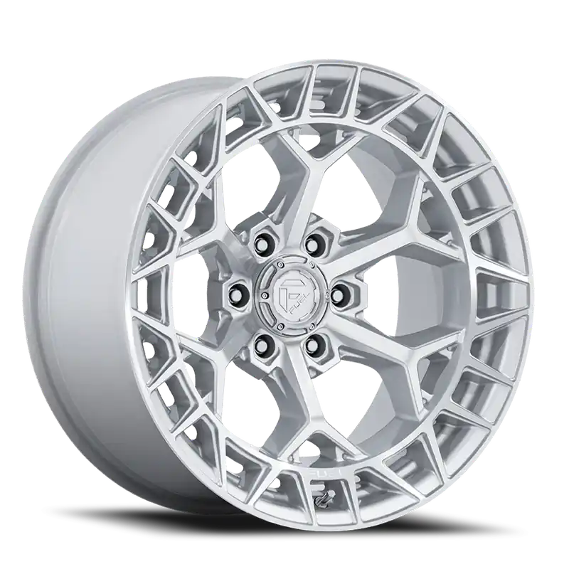 Fuel Charger FC873 SD 22x10 -18 6x139.7mm 106.1mm Gloss Silver Machined Face Trending