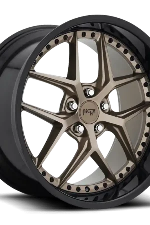 Get Yours Niche Vice M227 20x10.5 +40 5x114.3mm 72.56mm Matte Bronze Black