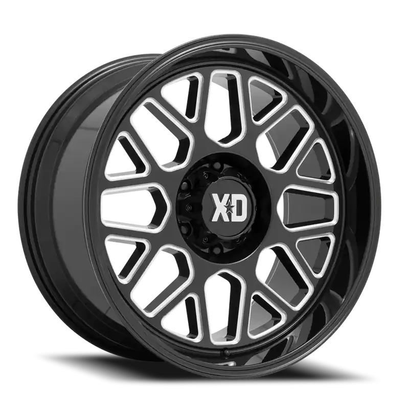 XD Series Grenade 2 XD849 GB-M 20x9 +18 5x150mm 110.5mm Gloss Black Milled Best Price
