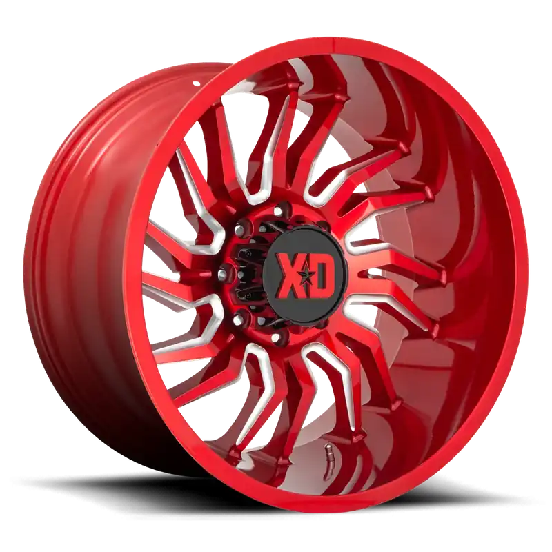 XD Series Tension XD858 RD 20x10 -18 6x135mm 87.1mm Candy Red Milled Hot Deal