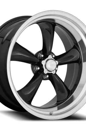 Price Cut American Racing Torq Thrust II VN315 22x11 +18 5x139.7mm 87.1mm Gloss Black Machined Lip