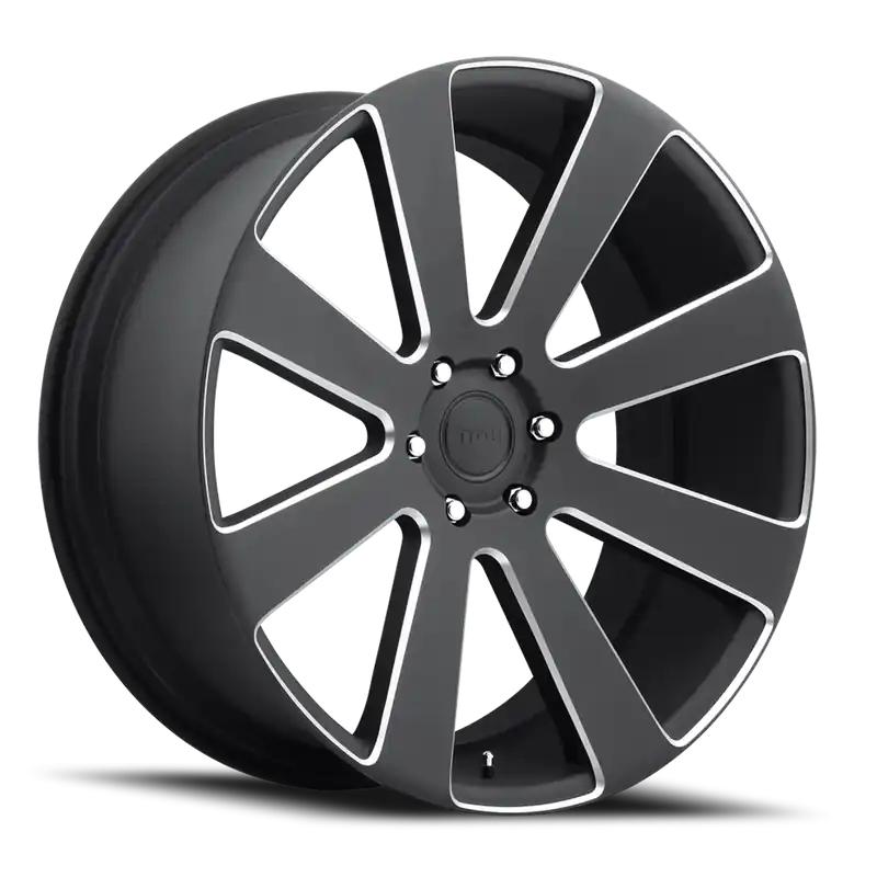 Editor’s Pick DUB 8-Ball S187 26x10 +30 6x139.7mm 78.1mm Black Milled Accents