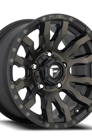 Professional Grade Fuel Blitz D674 20x10 -18 5x127mm 71.5mm Matte Black Double Dark Tint