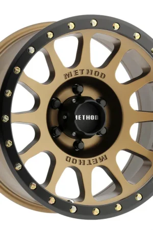 Method MR305 NV 17x8.5 0mm Offset 6x135 94mm CB Method Bronze/Black Street Loc Wheel Premium