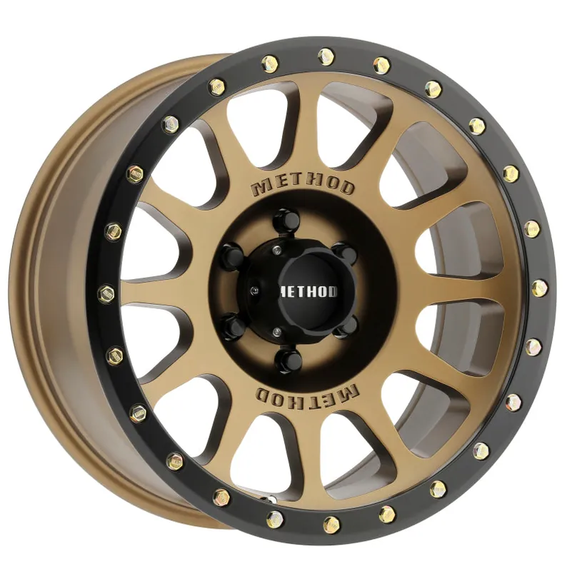Method MR305 NV 17x8.5 0mm Offset 6x135 94mm CB Method Bronze/Black Street Loc Wheel Premium