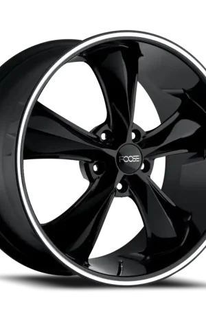 Best Seller Foose Legend F104 20x10 +0 5x127mm 78.1mm Black Milled Accents