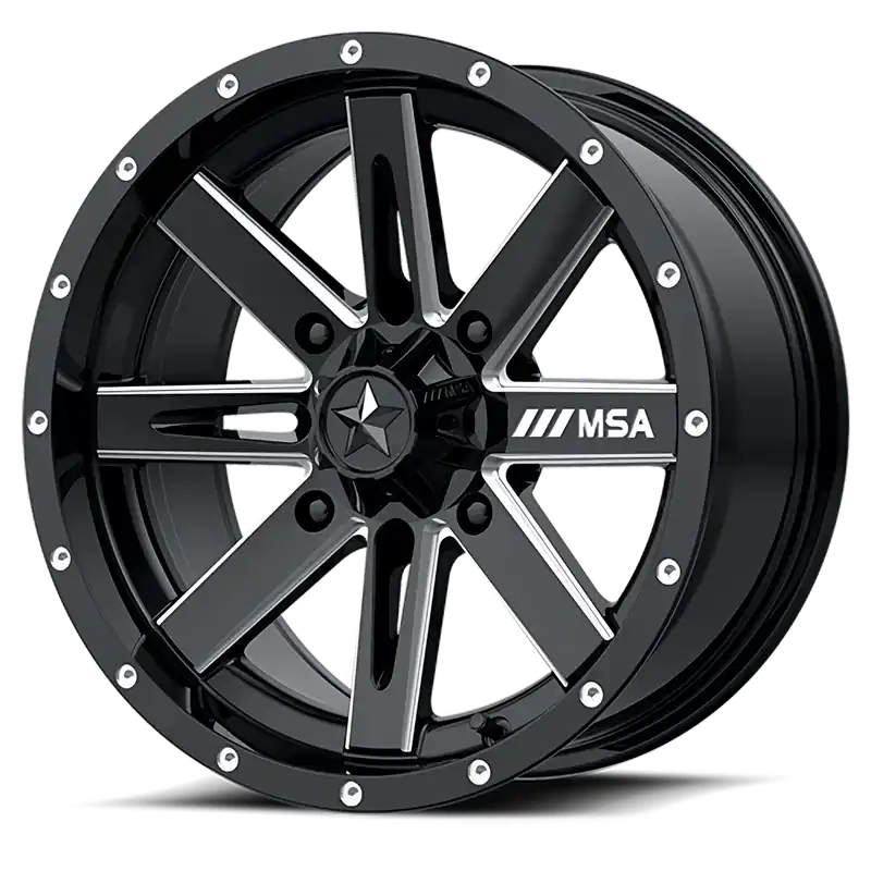 Shop Now MSA Boxer M41 16x7 +10 4x137mm 112mm Gloss Black Milled