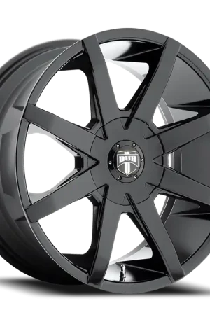 DUB Push S110 24x9.5 +25 6x135/6x139.7mm 87.1mm Gloss Black Handmade