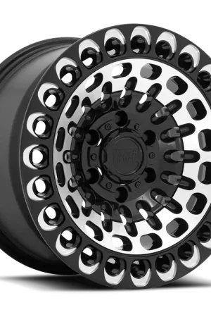 Black Rhino Labyrinth 17x9.5 -18 5x127mm 71.5mm Gloss Black Machined Face-Milled Certified