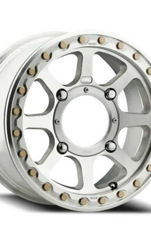 KMC Addict 2 Beadlock UTV KS234 SL 15x6 +38 4x137mm 112.1mm Machined Silver Time-Limited