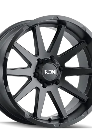 Buy Online Ion 143 Matte Black 17x9 8x165.1 18mm 125.2mm
