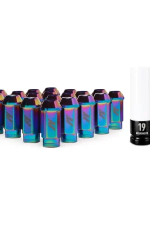 Mishimoto Aluminum Locking Lug Nuts M12x1.5 20pc Set Neo Chrome Low Price