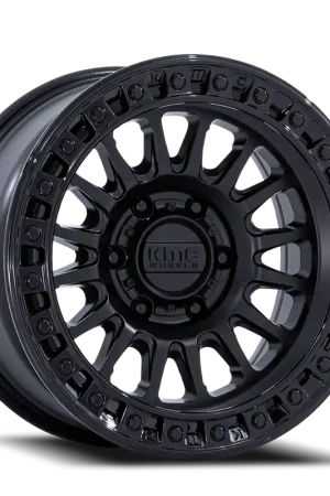 Best Price KMC IMS KM552 MB 18x9 +18 6x135mm 87.1mm Matte Black Gloss Black Lip
