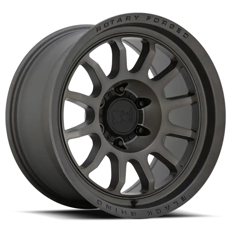 Certified Black Rhino Rapid GY 18x9.5 -18 6x139.7mm 112.1mm Matte Brushed Gunmetal