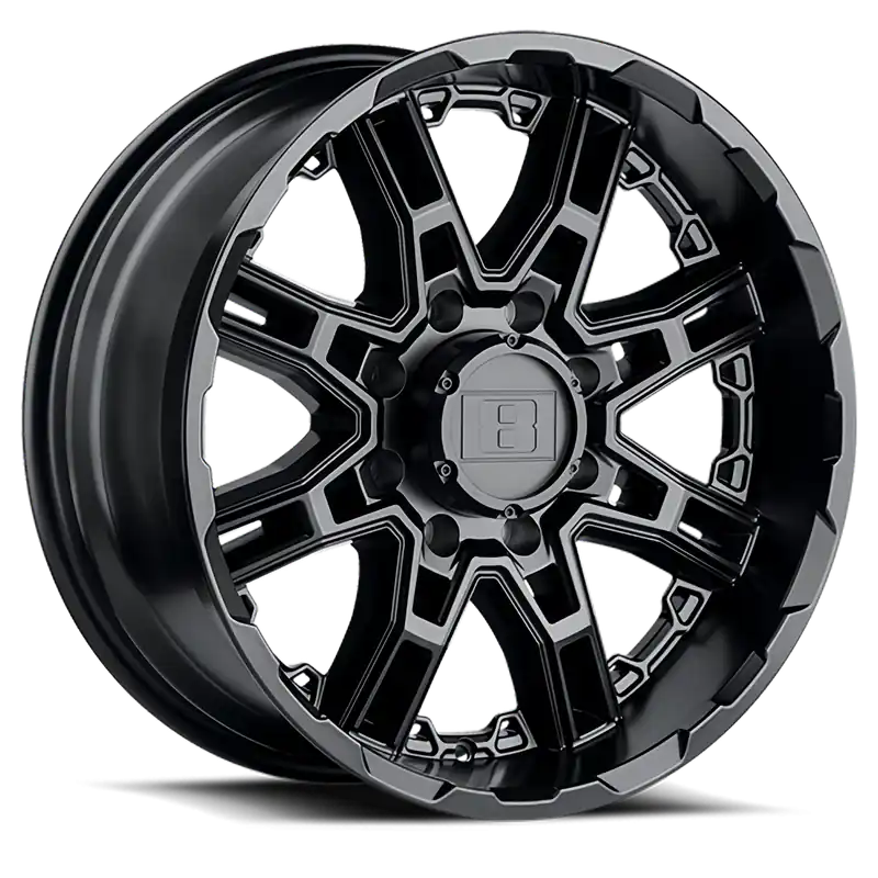 Bulk Order Level 8 Slingshot MB 16x8.5 +10 6x135mm 87.1mm Matte Black