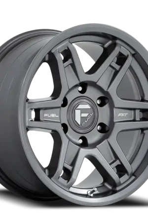 High Quality Fuel Slayer D838 17x8.5 +1 6x135mm 87.1mm Matte Gunmetal