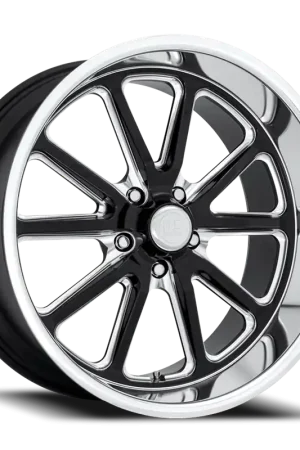 Popular US Mags Rambler U117 20x9.5 +1 5x120.65mm 72.56mm Gloss Black Milled
