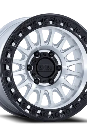 KMC IMS KM552 DB 18x9 +0 6x139.7mm 106.1mm Machined Matte Black Lip Top Pick